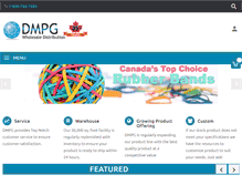 Tablet Screenshot of dmpg.ca